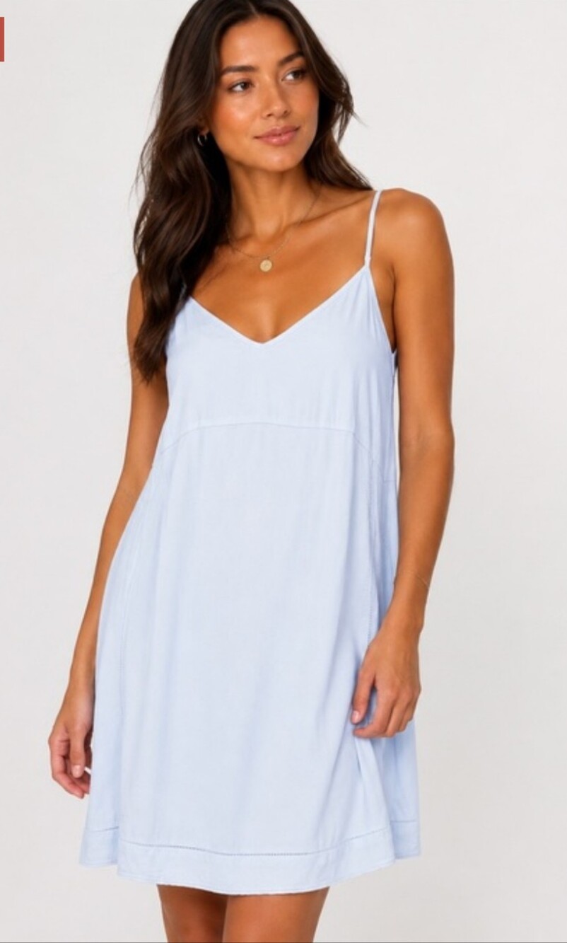 Aritzia Sunday Best Tie Back Spaghetti Strap Dress